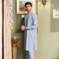 ICE BLUE-KAMEEZ SHALWAR