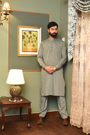 SEA GREEN-KAMEEZ SHALWAR