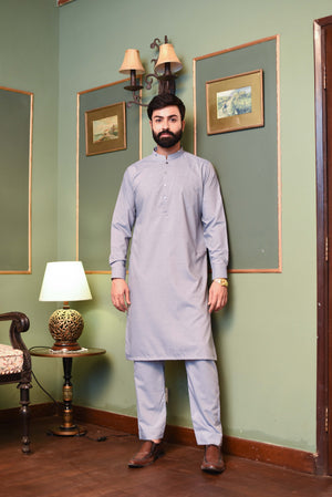 SKY BLUE-KAMEEZ SHALWAR