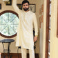 CREAM COLOR-KAMEEZ SHALWAR