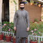 GREY-KAMEEZ SHALWAR