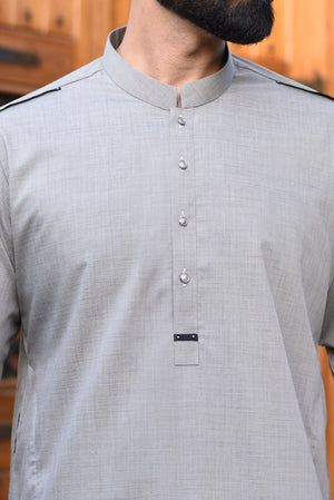 GREY-KAMEEZ SHALWAR