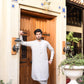 SILVER COLOR-KAMEEZ SHALWAR