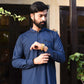 NAVY BLUE-KAMEEZ SHALWAR