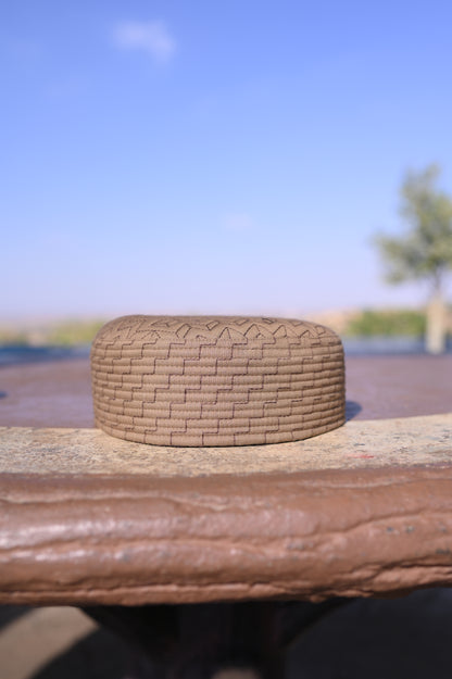 Zigzag Embroidered Kufi Caps