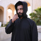 Black Hoody Thobe