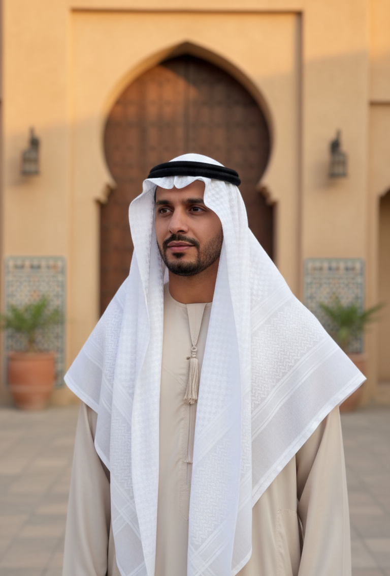 Shemag Keffiyeh - White