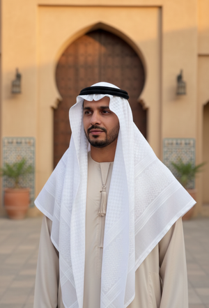 Shemag Keffiyeh - White