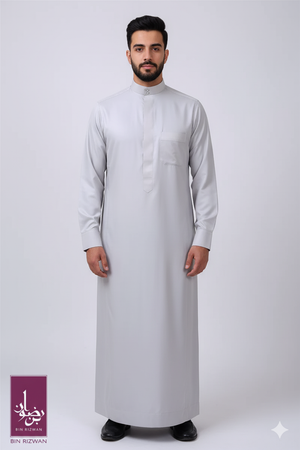 Plain Off-White Saudi Thobe