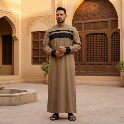 Brown Designer Thobe