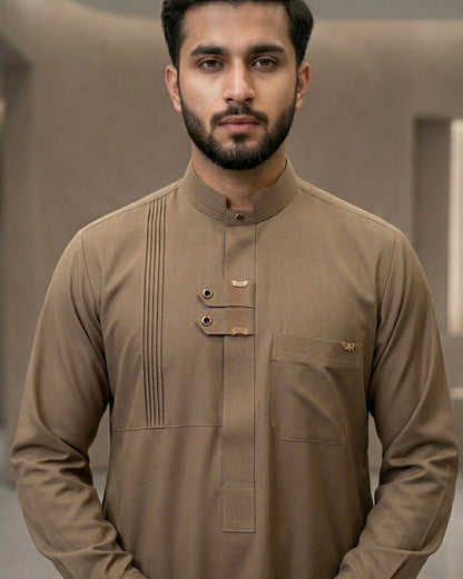 Premium Designer Brown Thobe