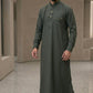 Premium Designer olive green Thobe
