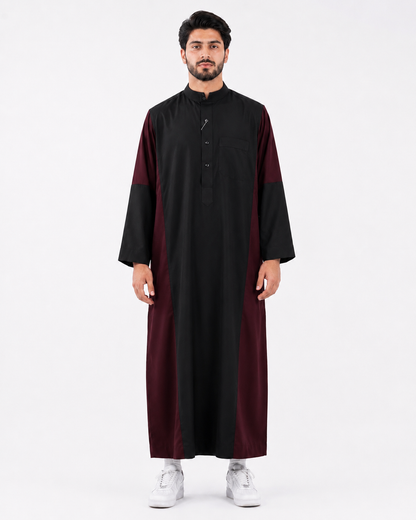Black With Maroon Designer