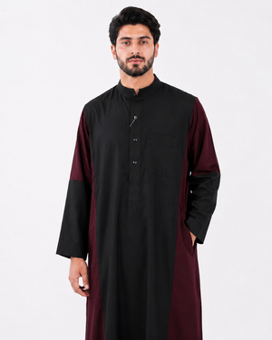 Black With Maroon Designer