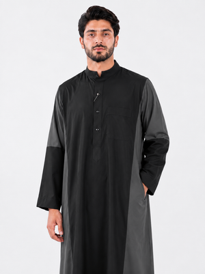 Black With Grey Designer