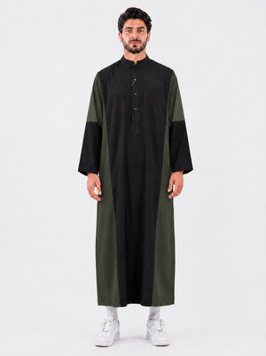 Black With Olive Green Designer