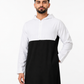 White With Black Designer Hoodie