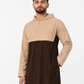 Beige With Brown Designer Hoodie