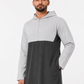 Light Grey With dark Grey Designer Hoodie
