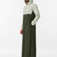 Light Green With Olive Green Designer Hoodie