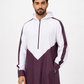 Premium Maroon With White Designer Hoodie
