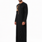 Black Omani Thobes With Tussle