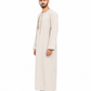 Light Beigh Omani Thobes With Tussle