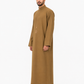 Copper Saudi Embroidery Thobe