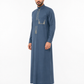 Sea Green Embroidered Saudi Thobe
