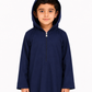 Navy Blue Kids Hoodie Thobe