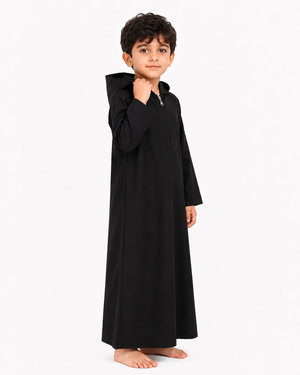 Black Kids Hoodie Thobe