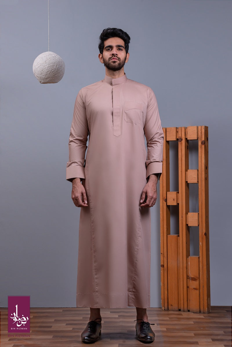 Copper Plain Saudi Thobe