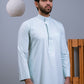 Sea-Green Embroidered Thobe