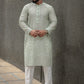 Embroidered light green Cotton Kurta
