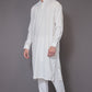 Off-white Blended Kameez Shalwar