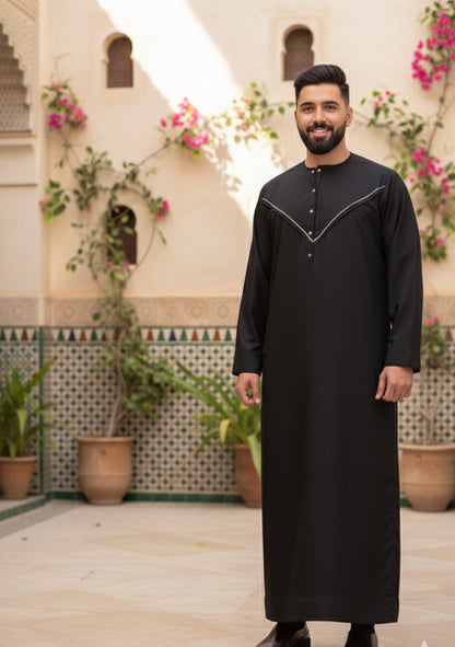 Black Designer Thobe