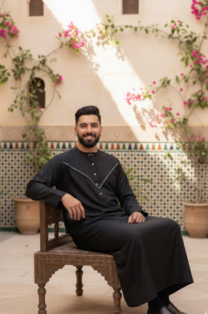 Black Designer Thobe