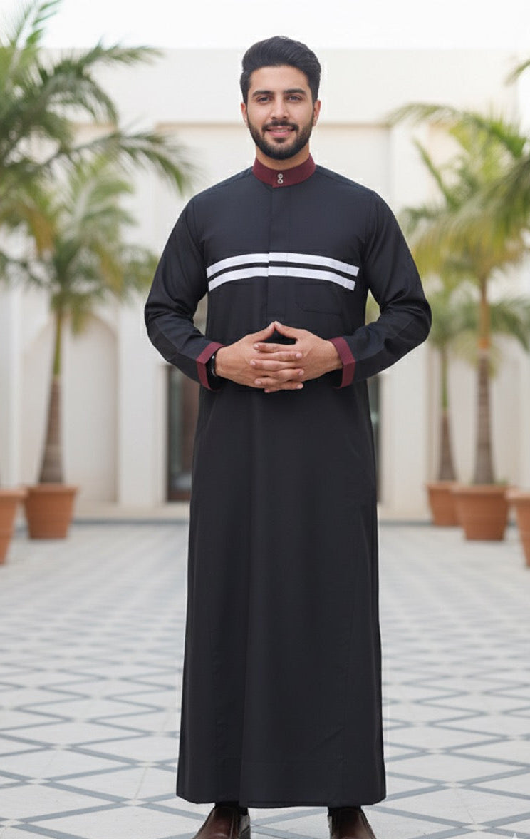 Black Designer Thobe