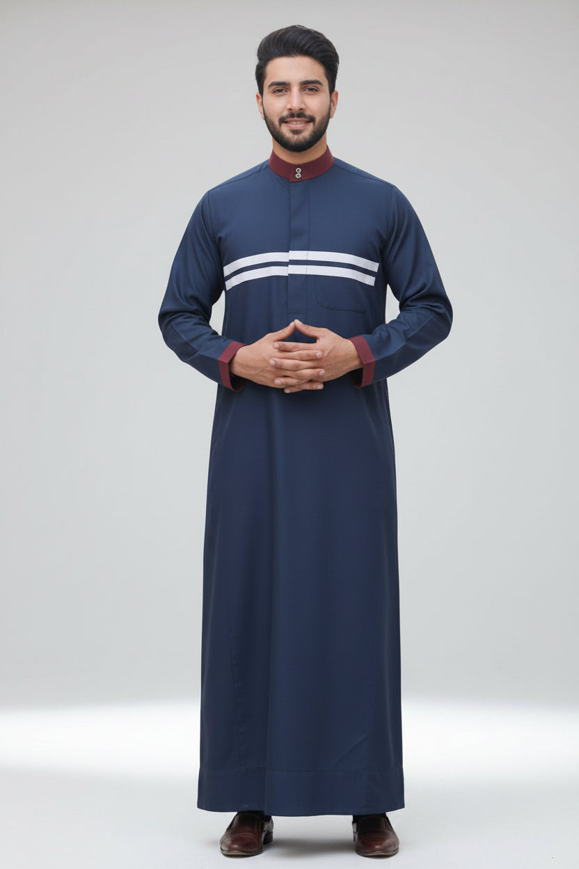 The Legacy – Navy Blue Designer Thobe