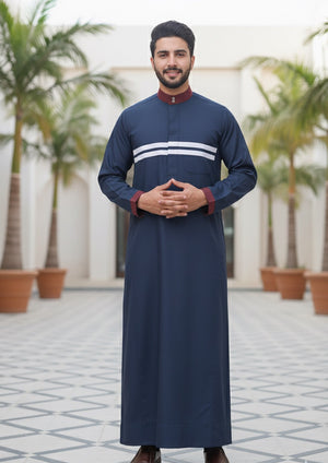 Navy Blue Designer Thobe