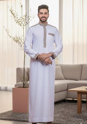 White Designer Thobe