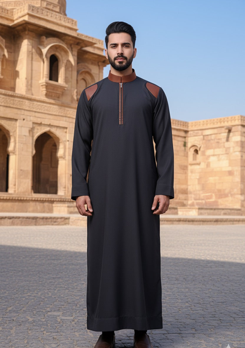 Black Designer Thobe