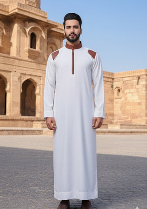 White Designer Thobe
