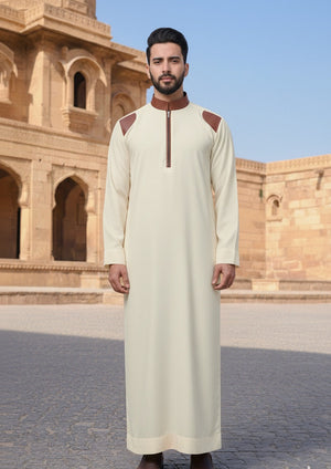 Cream Designer Thobe