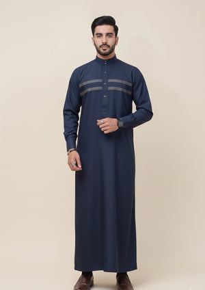 Dark Blue Designer Thobe
