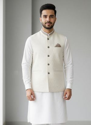 TEXTURED ROYAL WAIST COAT