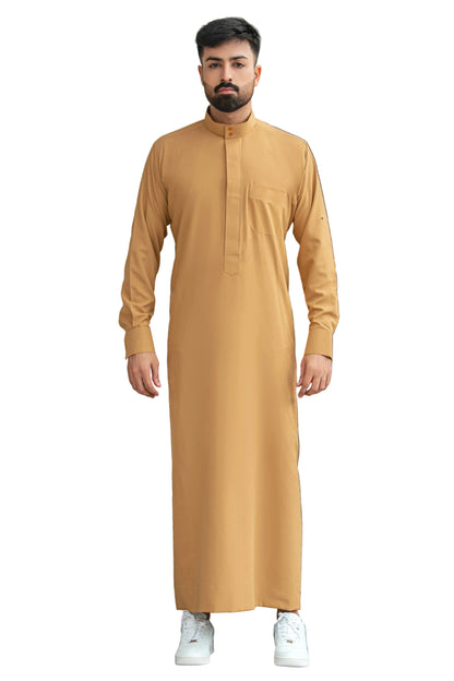 Plain Gold Saudi Thobes
