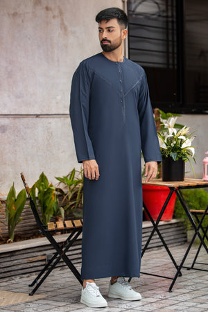 Dark Blue Emartai Thobe