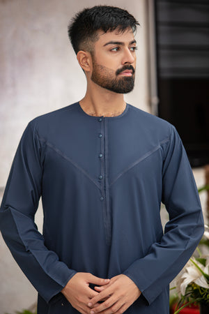 Dark Blue Emartai Thobe