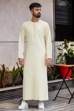 Light Yellow Emartai Thobe